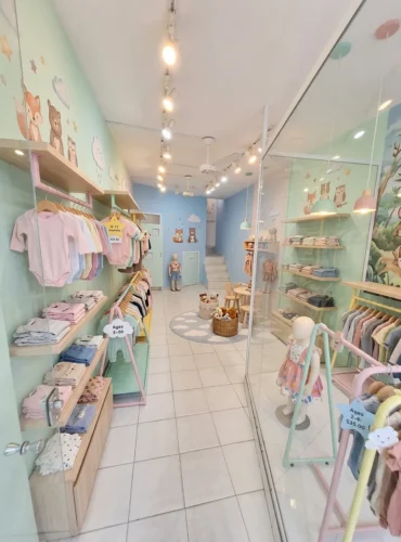 proposta de loja infantil na rua teresa