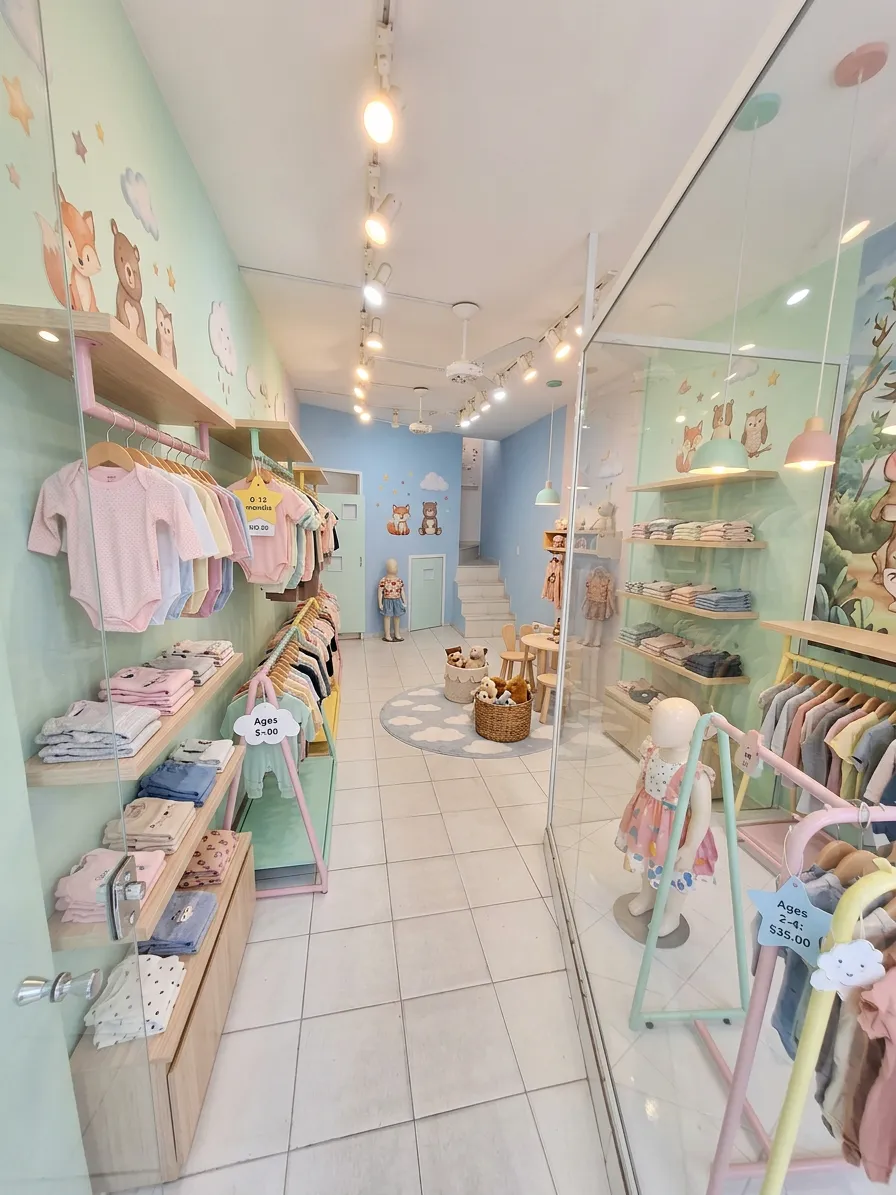proposta de loja infantil na rua teresa